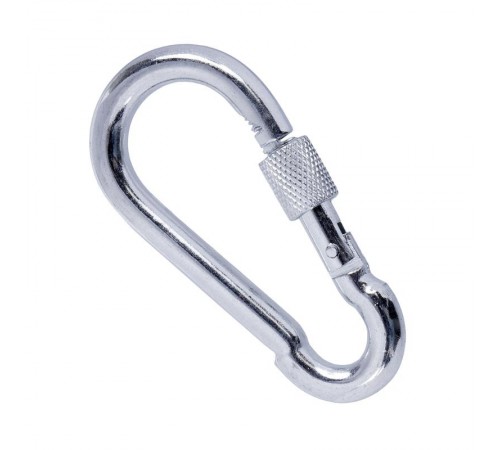 Карабин пожарный с фиксатором 15 мм (DIN 5299D) (1 шт/уп)  PR08.25080  Промрукав