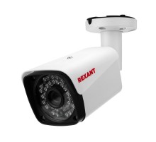 Цилиндрическая уличная камера AHD 5.0 Мп 2592х1944, объектив 3.6 мм, ИК до 30 м  45-0140  Rexant