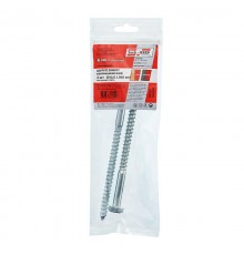 Болт DIN 571 сантехнический оцинк 10х160 (2 шт) - пакет ( 0,154 кг)  113139  Tech-KREP