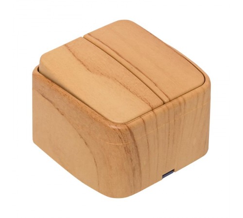 Выключатель 2-клавишный ОП Минск 10А светлое дерево EKF  EGV10-023-30  EKF