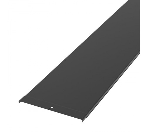 Крышка лотка 200х3000 (0,7 мм) RAL 9005 (24 м/уп)  PR16.9871  Промрукав