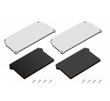 Комплект торцевых заглушек для профиля Flod, черный DK5852-BK  DK5852-BK  DENKIRS