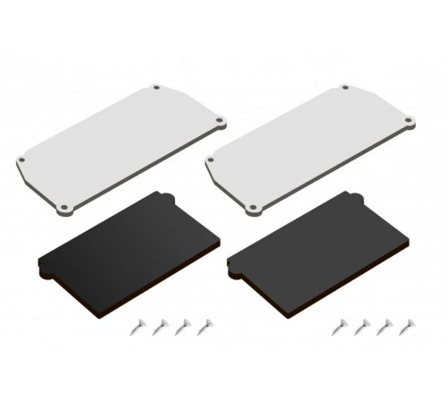 Комплект торцевых заглушек для профиля Flod, черный DK5852-BK  DK5852-BK  DENKIRS