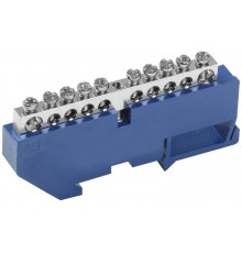 Шина N "ноль" на DIN-изоляторе Ni ШНИ-6х9-10-Д-С  YNN10-10-D-K07-N  IEK