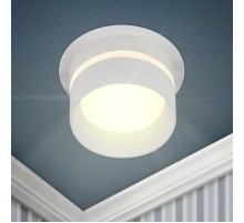 Светильник встраиваемый декоративный DK93 WH MR16/GU5.3 белый  Б0054364  ЭРА