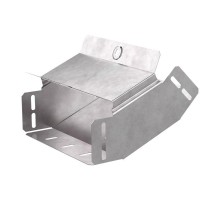 Угол вертикальный внутренний 45 градусов с крышкой Стандарт 200х80  PR16.0540  Промрукав