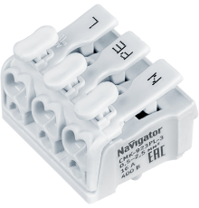 Клеммы монтажные 61 072 NTC-CMK-923PL-3 (5шт/упак) 61072 Navigator