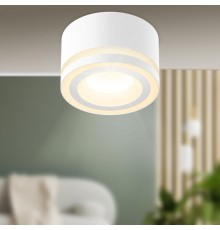 Светильник настенно-потолочный спот  OL51 WH GX53 IP20 белый  Б0059804  ЭРА