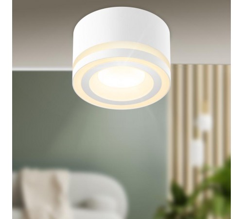 Светильник настенно-потолочный спот  OL51 WH GX53 IP20 белый  Б0059804  ЭРА