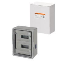 Бокс пластиковый навесной ЩРН-П-24 модуля, прозр. крышка, ABS, IP65, от -45 до +75 °С (300х400х170)  SQ0933-0216  TDM