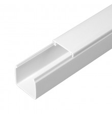 Кабель-канал белый 25х25 (32 м/уп) 2-й замок в п/э  PR03.0051  Промрукав