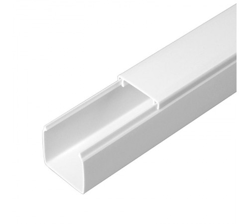 Кабель-канал белый 25х25 (48м/уп) 2-й замок в п/э  PR.0625251  Промрукав