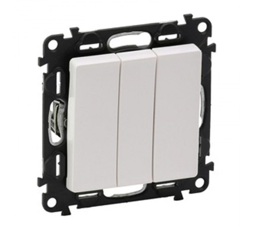 Valena LIFE DIY Белый Выключатель 3-клавишный 10А 250В  752403  Legrand