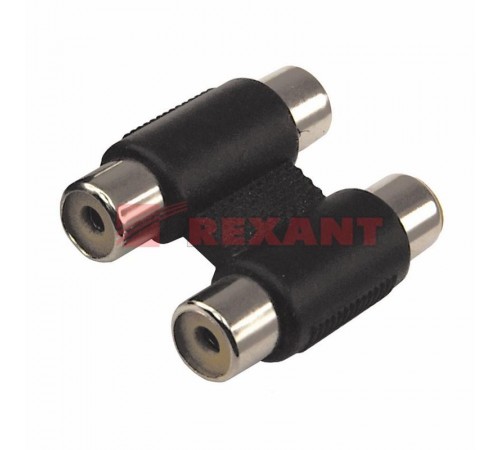 Переходник 2 гнезда RCA - 2 гнезда RCA, бинокль  14-0433  REXANT