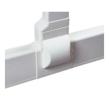 Тройник для плинтусного короба 100х40 мм с отводом на короб90х40 мм, белый  AIR10047  DKC