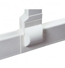 Тройник для плинтусного короба 100х40 мм с отводом на короб90х40 мм, белый  AIR10047  DKC