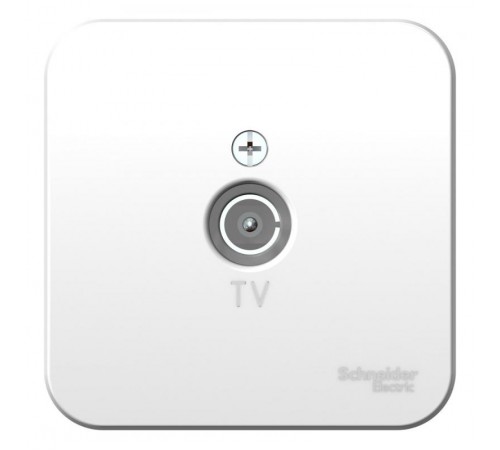 Blanca Белый О/У с изолирующей пластиной Розетка TV  BLNTA000011  SE