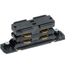 Соединитель I-образный прямой внутренний для трехфазного шинопровода осветительного черный  LPK0D-SPV-3-K02  IEK