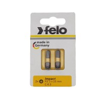 Бита крестовая ударная серия Impact PZ 3X25,2 шт  02103241  Felo