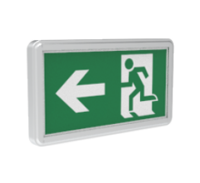 Световой указатель "ВАРТОН" Evade серии Basic 3W IP20 2ч "ФИГУРА / СТРЕЛКА" 2-сторонний  V1-R0-70354-02A02-2200365  VARTON
