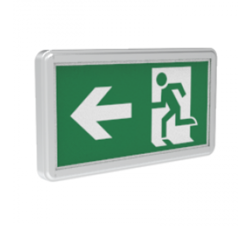 Световой указатель "ВАРТОН" Evade серии Basic 3W IP20 2ч "ФИГУРА / СТРЕЛКА" 2-сторонний  V1-R0-70354-02A02-2200365  VARTON