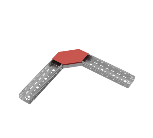 Крышка горизонт. угла 90 гр. 100 мм "ПЛЮС" HD  KGLplus90-100 HD   КМ-профиль