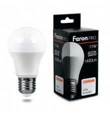Лампа светодиодная .PRO LB-1017 Шар E27 17W 4000K OSRAM LED  38039  Feron