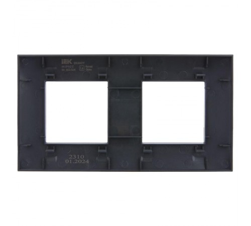 SKANDY Рамка 2-местная SK-F02T титан  SK-M22-K48  IEK