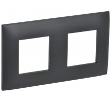 SKANDY Рамка 2-местная SK-F02T титан  SK-M22-K48  IEK