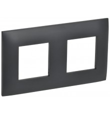 SKANDY Рамка 2-местная SK-F02T титан  SK-M22-K48  IEK