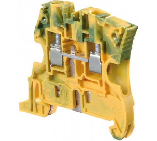 Клемма ZS6 винтовая 6мм.кв. Земля  1SNK506150R0000  TE