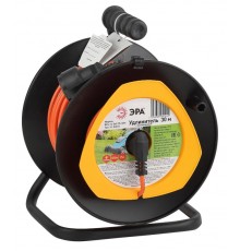 Удлинитель силовой ЭРА RPx-1e-3х0.75-30m на п. катушке c/з 1 гн 30м ПВС 3х0.75  Б0043046  ЭРА