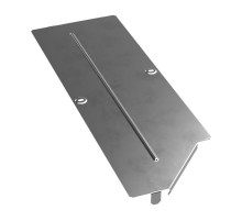 Крышка переходника левого Стандарт INOX (AISI 304) 600х500  PR16.5525  Промрукав