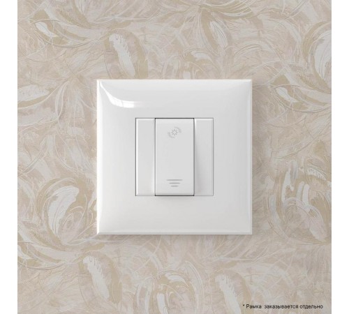 Диммер кнопочный в стену, "Avanti", "Белое облако"  4400343  DKC