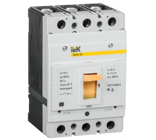 Авт. выкл. ВА44-37 3Р 400А 35кА  SVA4410-3-0400-35  IEK