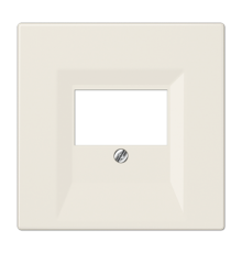 Крышка для ТАЕ и USB розеток, фиксация винтом; термопласт; слоновая кость; LS990  LS969T  Jung