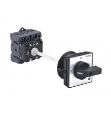 Выключатель-Разъединитель 4P 63A IP20 С ЧЁРНОЙ выносной рукояткой на дин-рейке/плате  MSD63440B  SE