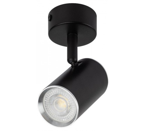 Светильник настенно-потолочный спот OL35 BK MR16 GU10 IP20 черный, хром  Б0056362  ЭРА