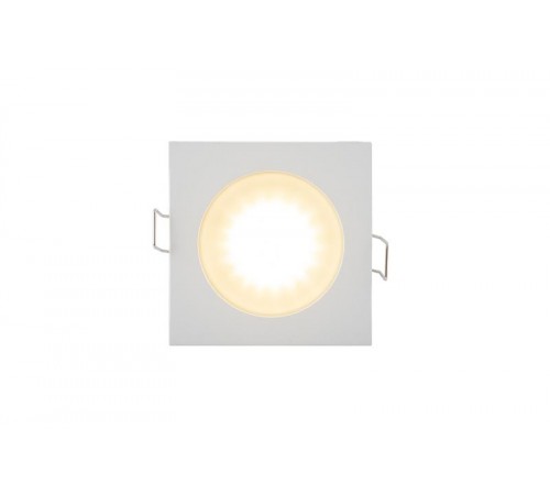 Светильник светодиодный встраиваемый DK3014-WH влагозащищенный IP 44, 50Вт, GU10, белый, алюминий  DK3014-WH  DENKIRS