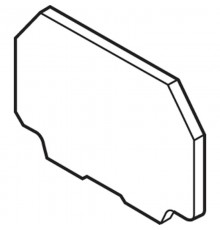 Изолятор FEDR5 Торц. для DR1,5/5  1SNA117318R2300  TE