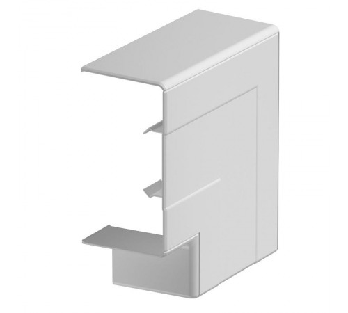 Крышка плоского угла кабельного канала Rapid 45-2 53x100 мм (ПВХ,серый) (GK-FH53100LGR)  6113092  OBO Bettermann