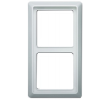 Рамка 2-постовая, серия Allwetter 44, цвет альпийский белый  1730-0-0283   2CKA001730A0283  ABB