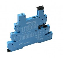 Розетка MasterPLUS с винтовыми клеммами (с зажимной клетью) для реле 34 серии; питание 125В AC/DC; в комплекте пластиковая клипса; опции: LED