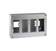 Simon CIMA 500 Бокс на 4 модуля 500CIMA, наружный монтаж, 168х67х270,5мм, сталь  51000014-036  Simon