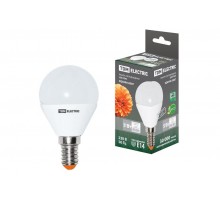 Лампа светодиодная LED 5Вт E14 220В 4000К FG45 шар  SQ0340-0007  TDM