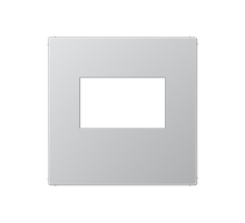 Kрышка для USB-зарядный устройств; без видимого винта; термопласт; алюминий  A1569USBAL  Jung