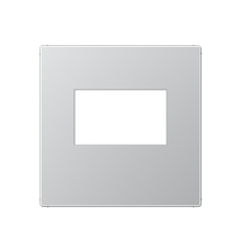 Kрышка для USB-зарядный устройств; без видимого винта; термопласт; алюминий  A1569USBAL  Jung