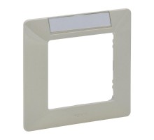 Valena LIFE Слоновая кость Рамка 1-ая с полем для надписи  754051  Legrand