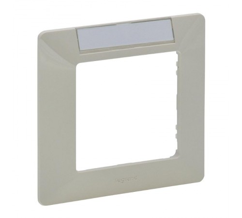 Valena LIFE Слоновая кость Рамка 1-ая с полем для надписи  754051  Legrand