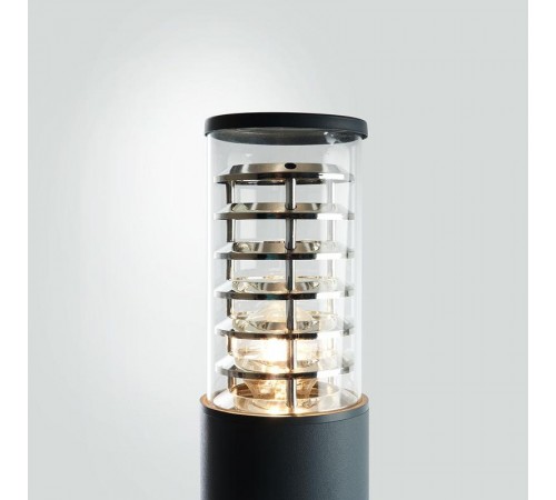 Светильник архитектурный столб DH0805 230V без лампы E27, 108*108*800 столб черный  06302  Feron